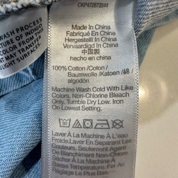 Madewell Denim Sleeveless Seamed Mini Dress-Light Wash-Size 4 - Picture 11 of 13